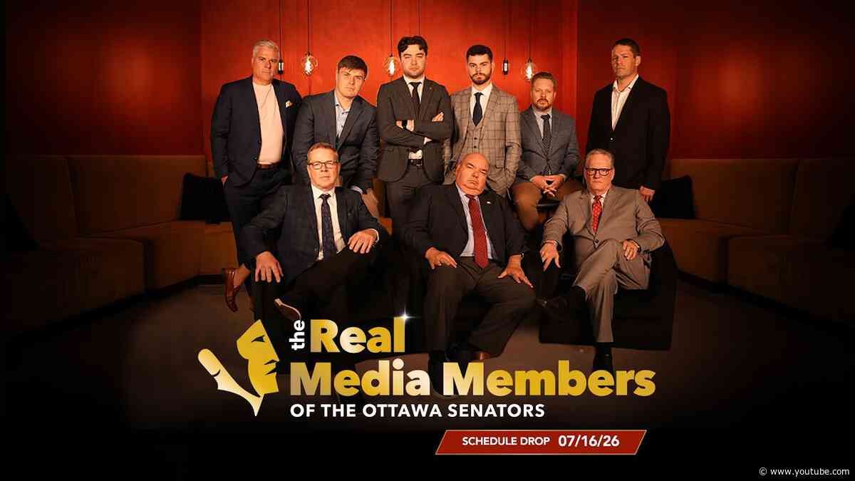 The Real Media Members of the Ottawa Senators 2026-27 NHL Schedule Release
