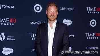 Prince Harry speaks out on England's World Cup heartbreak as he hits the red carpet for TIME100 Sports Gala without Meghan Markle