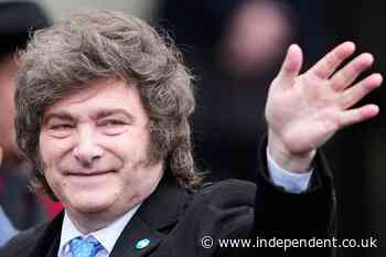 Argentina’s President Milei says superstition will stop him from going to the World Cup final