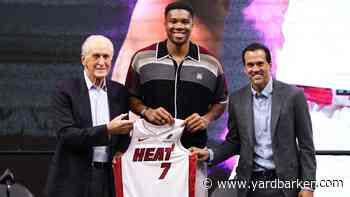 Giannis Antetokounmpo reveals why he’s changing jersey number to 7 after Miami Heat move