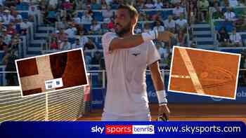 'Be honest once in your life!' | Dzumhur refuses to play after disputing line call