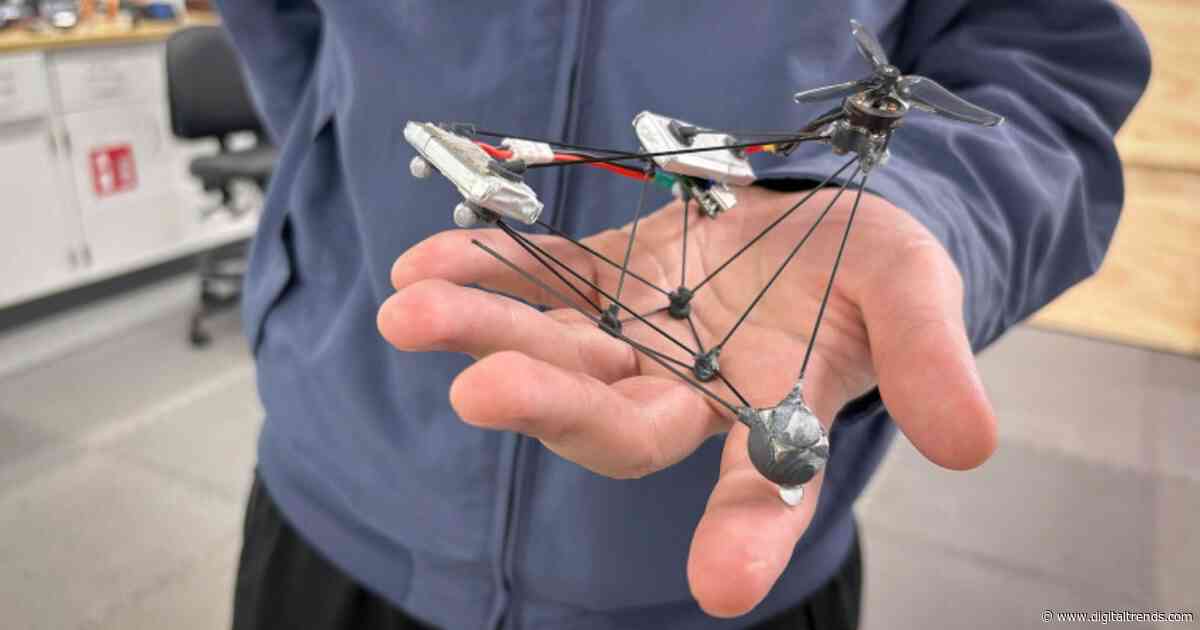 This spinning drone hides in plain sight using a visual illusion