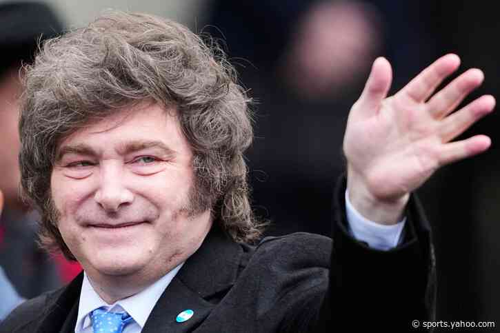 Argentina’s President Milei says superstition will stop him from going to the World Cup final
