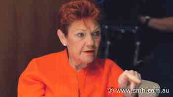 Hanson blasted for White Australia comments after attending lavish Italian fashion show