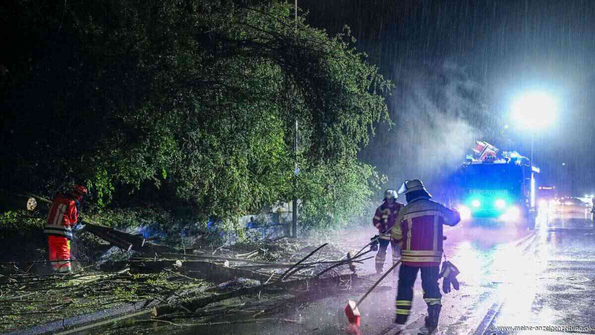 Schwere Unwetter fordern ein Todesopfer und Verletzte