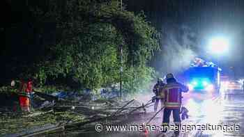 Schwere Unwetter fordern ein Todesopfer und Verletzte