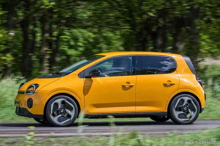 Nieuwe elektrische Renault Twingo blijft zelfs bij 130 km/h zuinig