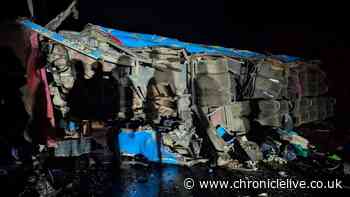 School bus crashes into huge rock on notorious road leaving 20 children dead