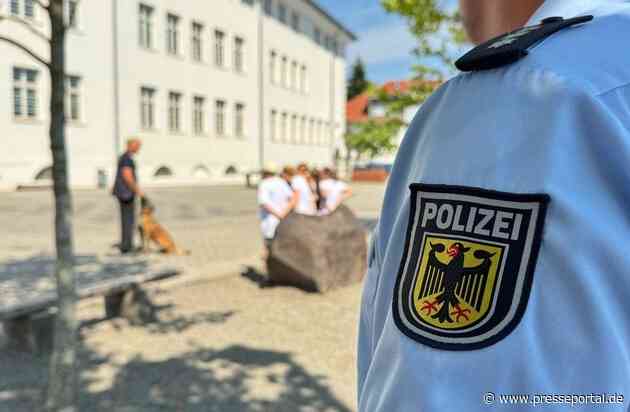 BPOLI-SB: Bundespolizei informiert über Gefahren im Bahnverkehr und begeistert Schülerinnen und Schüler mit Diensthundevorführung