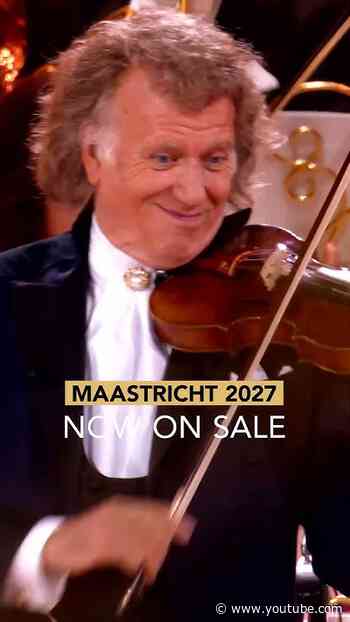 Tickets for 4 newly added Maastricht concerts in July 2027 are available now at andrerieu.com! ❤️