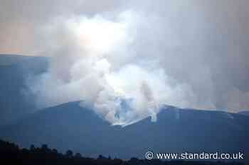 Firefighters continue battling major wildfire in Cairngorms