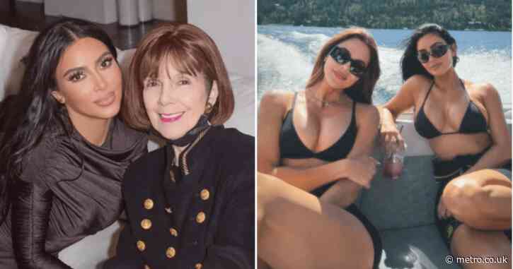 Kim Kardashian forced to defend herself over holiday pictures after grandmother’s death