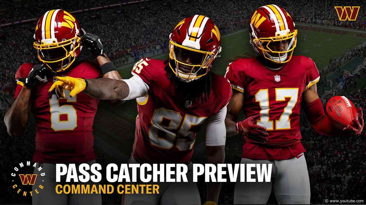 Pass Catcher Breakdown, Tana Takeover & Top Moments | Command Center | Washington Commanders | NFL