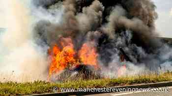 New Greater Manchester air quality map revealed as third moor fire breaks out