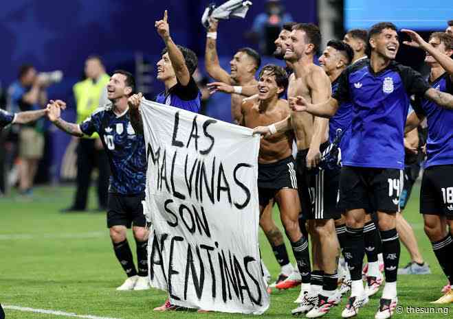 World Cup: FIFA weighs action over Argentina’s Falklands banner after England win