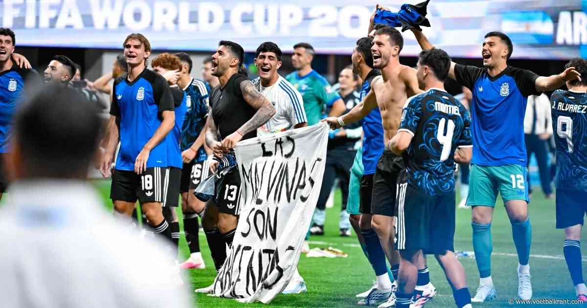 WK-LIVE 17/7: FIFA opent onderzoek naar spandoek Argentinië