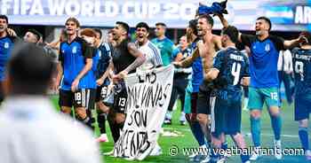 WK-LIVE 17/7: FIFA opent onderzoek naar spandoek Argentinië