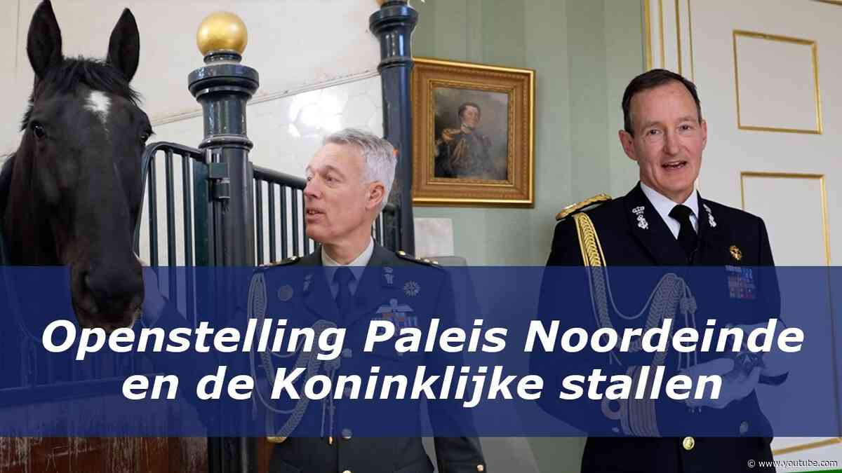 Paleis Noordeinde & Koninklijke Stallen open voor publiek