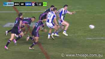Knights' stunning three-kick try