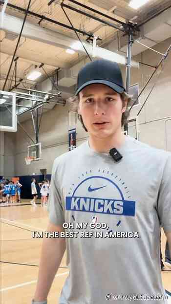 Tyler Kolek: number one ref in america #nyknicks #nba #tylerkolek