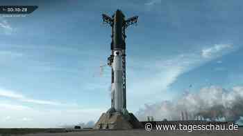 SpaceX bricht "Starship"-Testflug kur vor dem Start ab