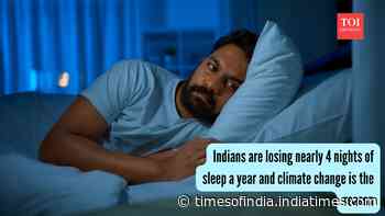 Indians are losing nearly 4 nights of sleep a year and climate change is the reason