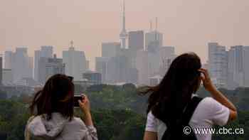 Orange air quality warning persists across GTA, with temporary relief expected in afternoon