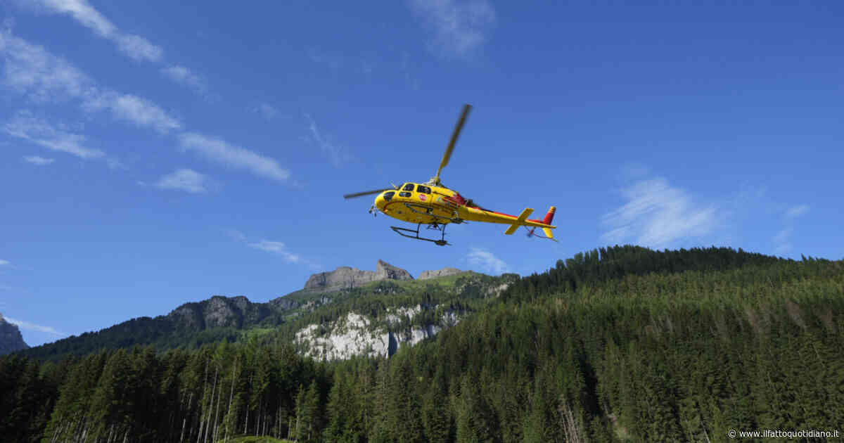 Alpinista precipita per 15 metri sulle Dolomiti Ampezzane, salvata dalla compagna di cordata