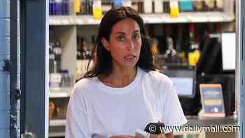 Brad Pitt's girlfriend Ines de Ramon puts on a leggy display in black shorts as she buys cigarettes after couple went Instagram official