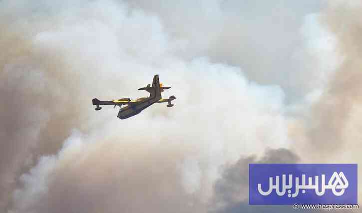 "كنادير" تواصل دعم جهود إخماد الحريق الغابو&#