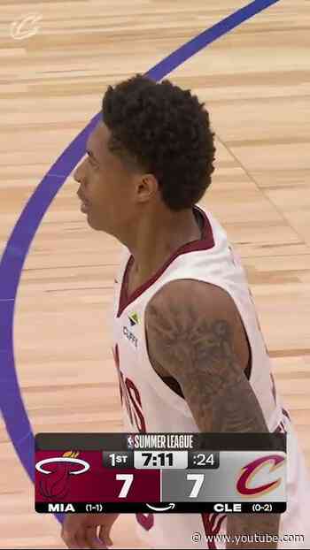 ♨️ That's a HOT start for Meleek! #LetEmKnow #Cavs #MeleekThomas #NBA #Shorts