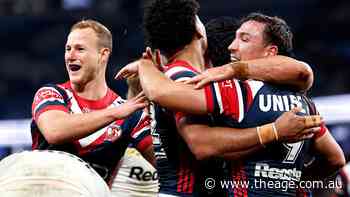 NRL LIVE updates: Tupou gives Roosters eight-point buffer late against Storm