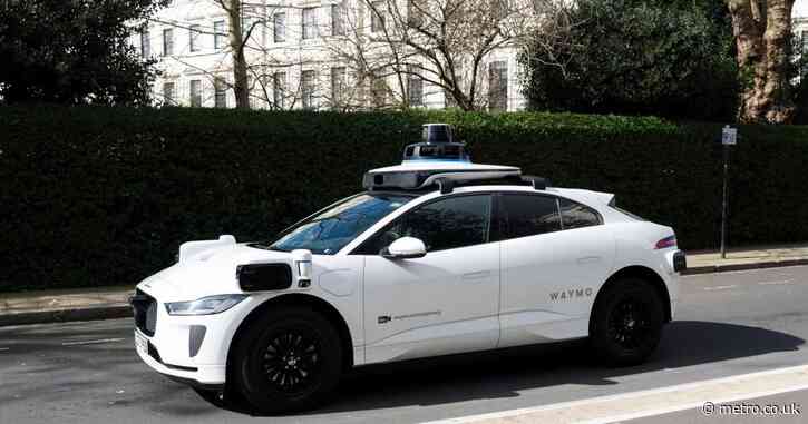 Self-driving Waymo car involved in crash with two vehicles in London