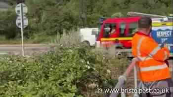 Firefighters race to Bristol recycling centre as blaze breaks out