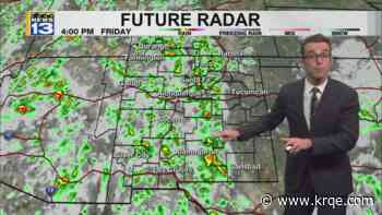 Widespread rounds of rain and muggy weather