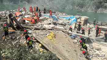 Rescue efforts underway after landslide buries residents in southwest China