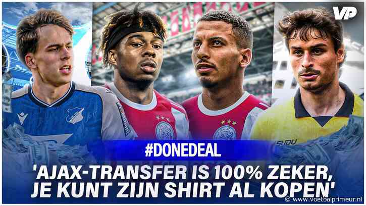 'Grote transfer Ajax is 100 procent zeker, je kunt zijn shirt al kopen'