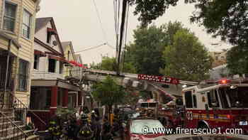 Videos: 5 firefighters hurt in Bronx 4-alarm blaze sparked by mattress fire