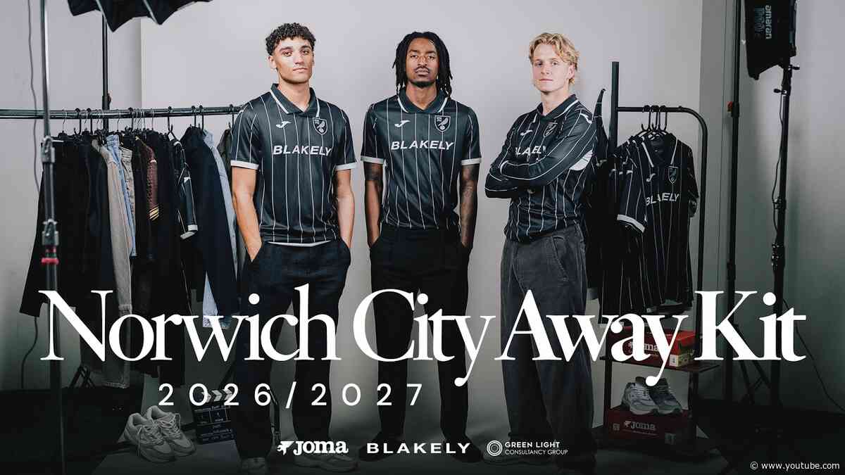 Take it away, Paris 📸 🎬 | Norwich City away kit 2026/27 🖤
