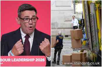 Andy Burnham latest LIVE: I'll take back power from Westminster, vows new Labour leader as delivery vans arrive at No10