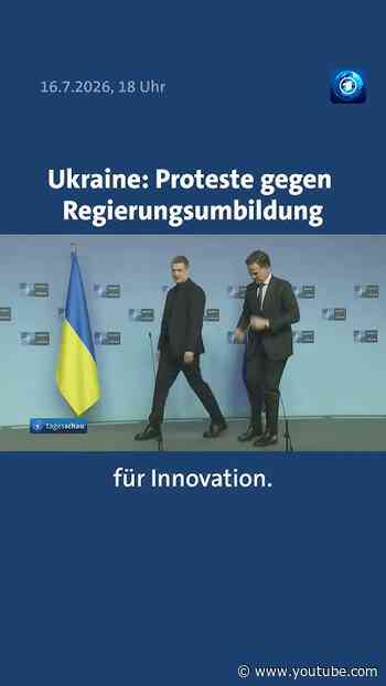 Proteste gegen Regierungsumbildung in der Ukraine #tagesschau #nachrichten #ukraine