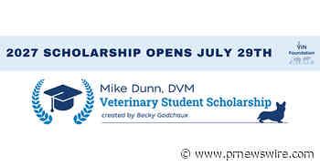VIN Foundation Announces 3rd Annual Mike Dunn, DVM Veterinary Student Scholarship Created by Becky Godchaux Recipients and 2027 Application Cycle Open Date