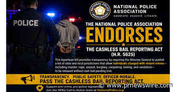 The National Police Association Endorses the Cashless Bail Reporting Act