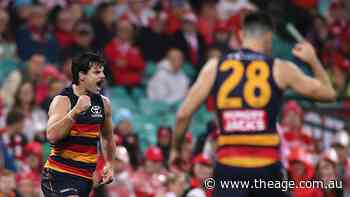 Crows close in on top-four berth after upsetting Swans in Sydney