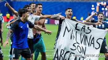 Argentina 'still have Falklands banner' amid claims they could parade it at World Cup final