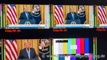 Verweigerte Live-Übertragung: Trump droht TV-Sendern mit drastischer Konsequenz