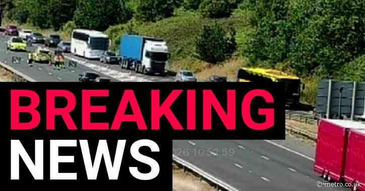 M5 drivers stuck in 12 miles of queues lasting two hours after police incident