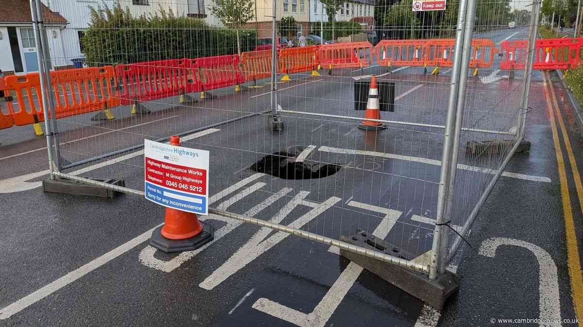 Further delays to Milton Road sinkhole fix as Anglian Water 'failures' found