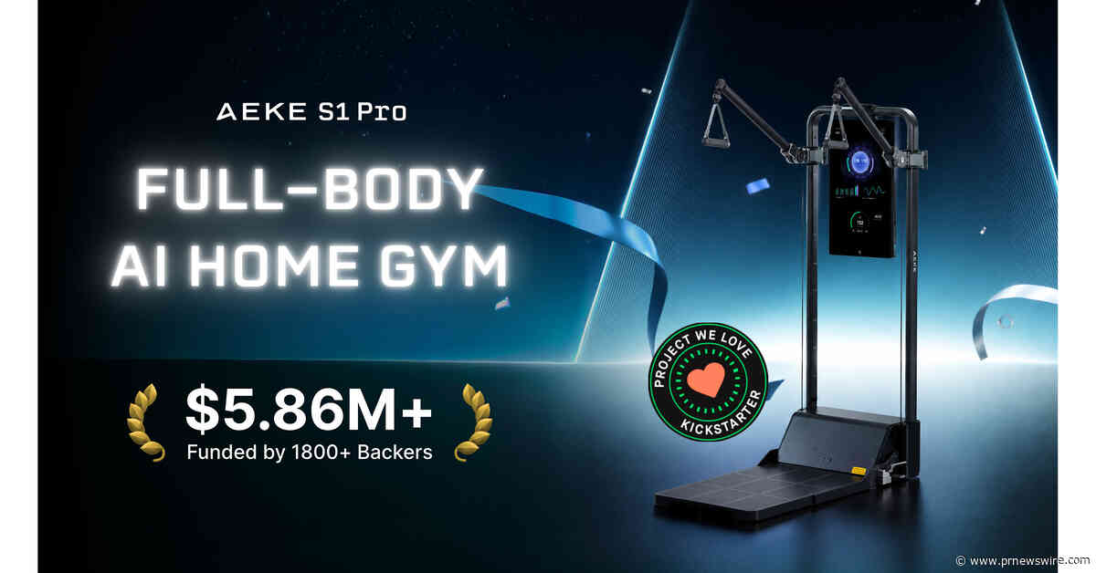 L'AEKE S1 Pro a levé plus de 5,86 millions de dollars américains sur Kickstarter, marquant ainsi une nouvelle étape importante pour les salles de sport connectées à domicile