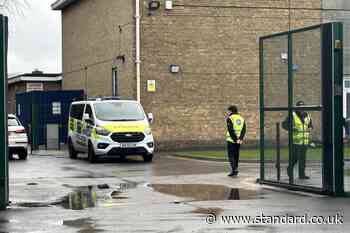 Boy, 13, denies attempted murder of two pupils at north London school
